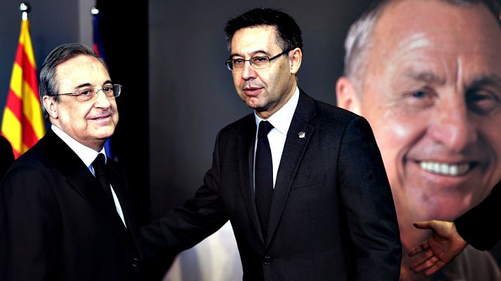 Telediario 1 - El mundo del fútbol rinde homenaje a Johan Cruyff en el Camp Nou