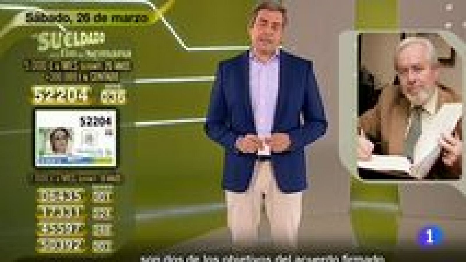 Sorteo ONCE - 26/03/16 - ver ahora