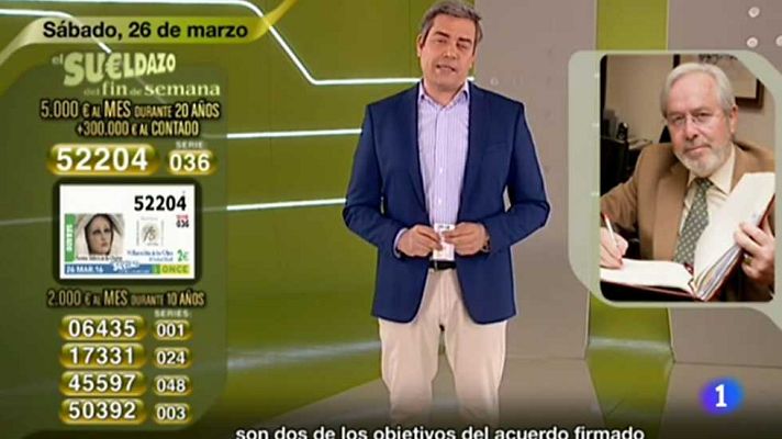 Sorteos ONCE - Sorteo ONCE - 26/03/16