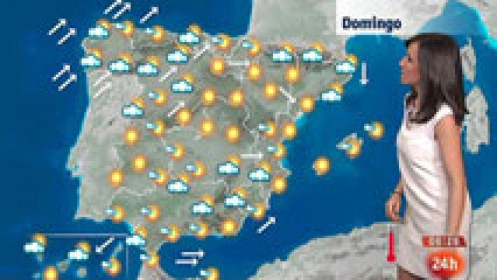 Vientos fuertes al final del día en zonas de Galicia y área Cantábrica