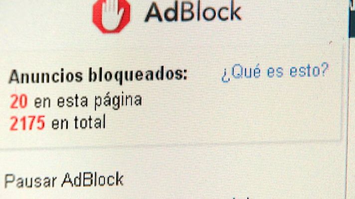 Telediario 1 - Uno de cada cuatro internautas utiliza Adblockers para evitar la publicidad intrusiva