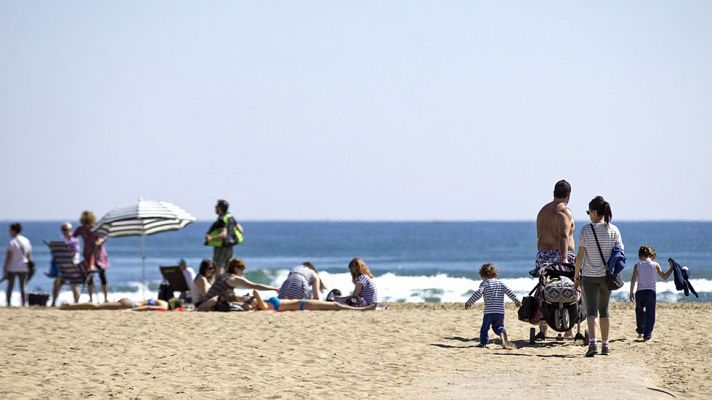 Frío y lluvia en el norte, y temperaturas que rozan los 30 grados en el sur