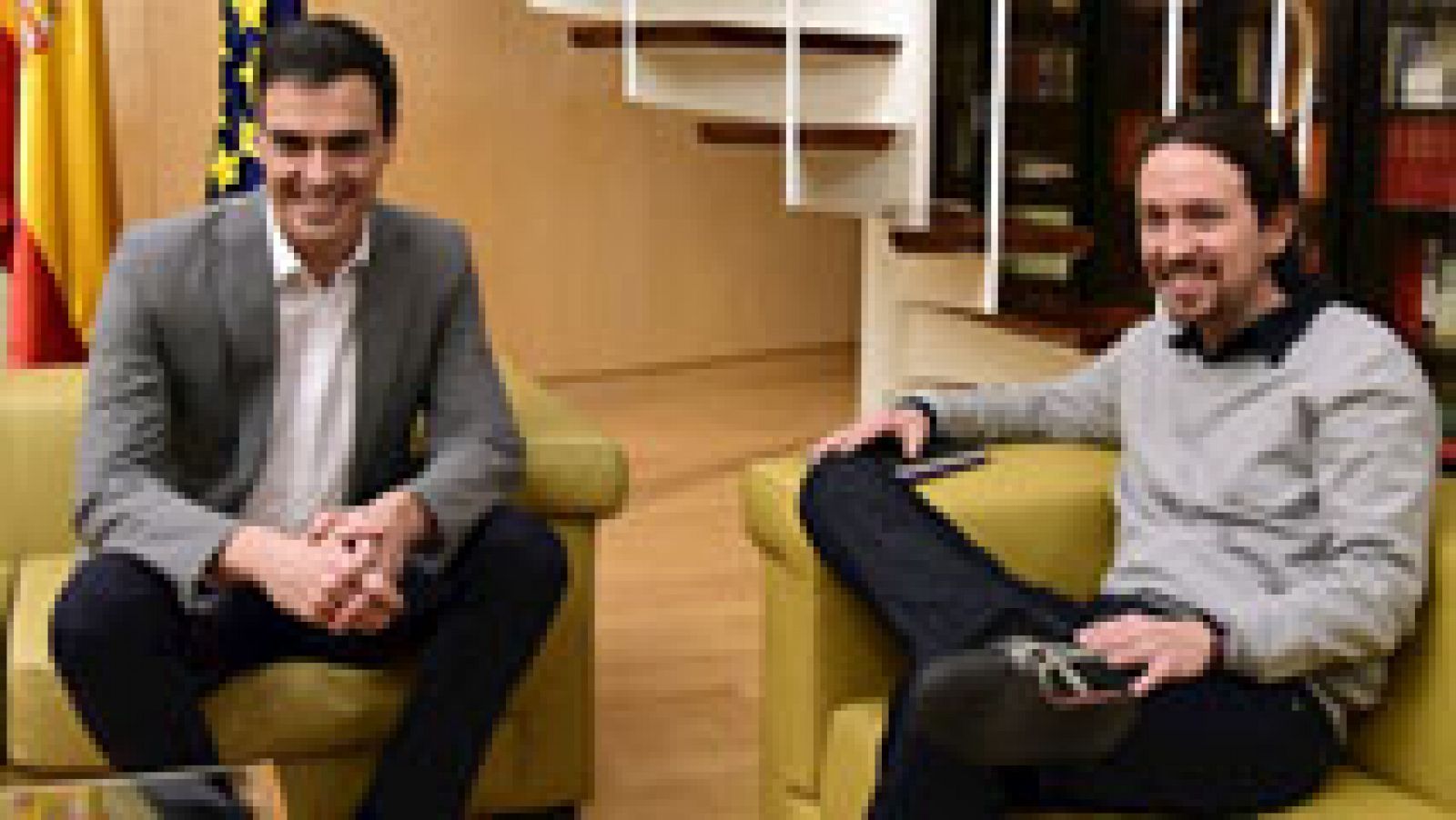 Sin programa: Sánchez e Iglesias retoman este miércoles las conversaciones sobre la formación de Gobierno | RTVE Play