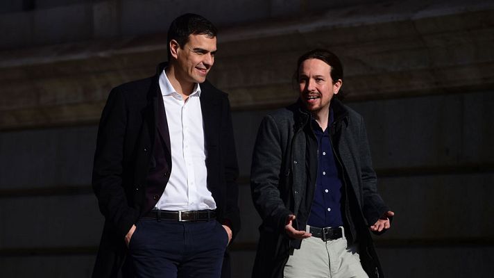  - Iglesias pide a Rivera la abstención para un gobierno PSOE-Podemos pero Sánchez insiste en tener también el "sí" de C's