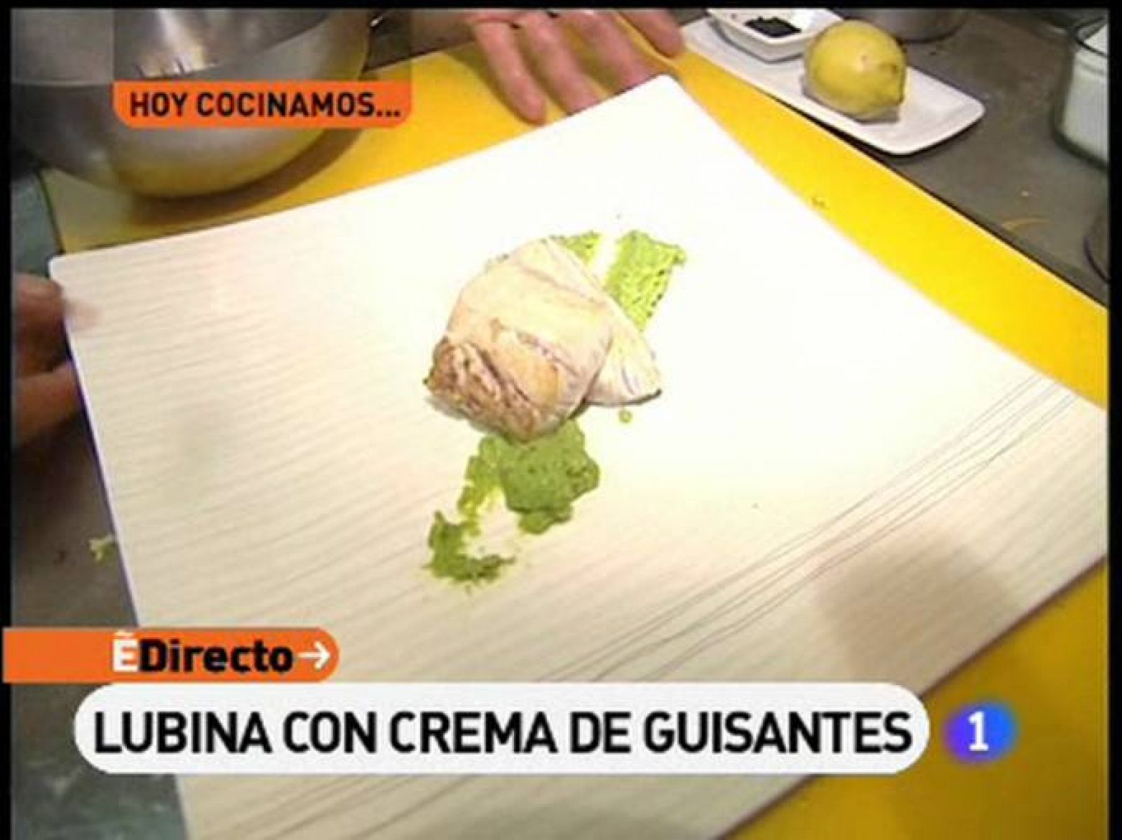 RTVE Cocina: Lubina de crema con guisantes | RTVE Play