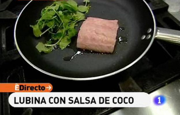 RTVE Cocina - Lubina confitada con salsa de coco