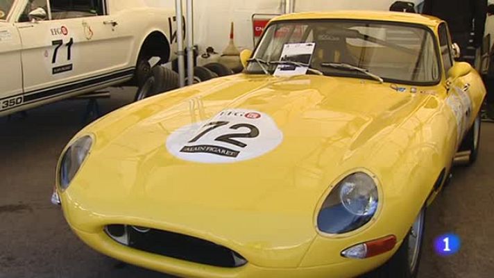 Telediario 1 - Carrera de coches clásicos en el Jarama