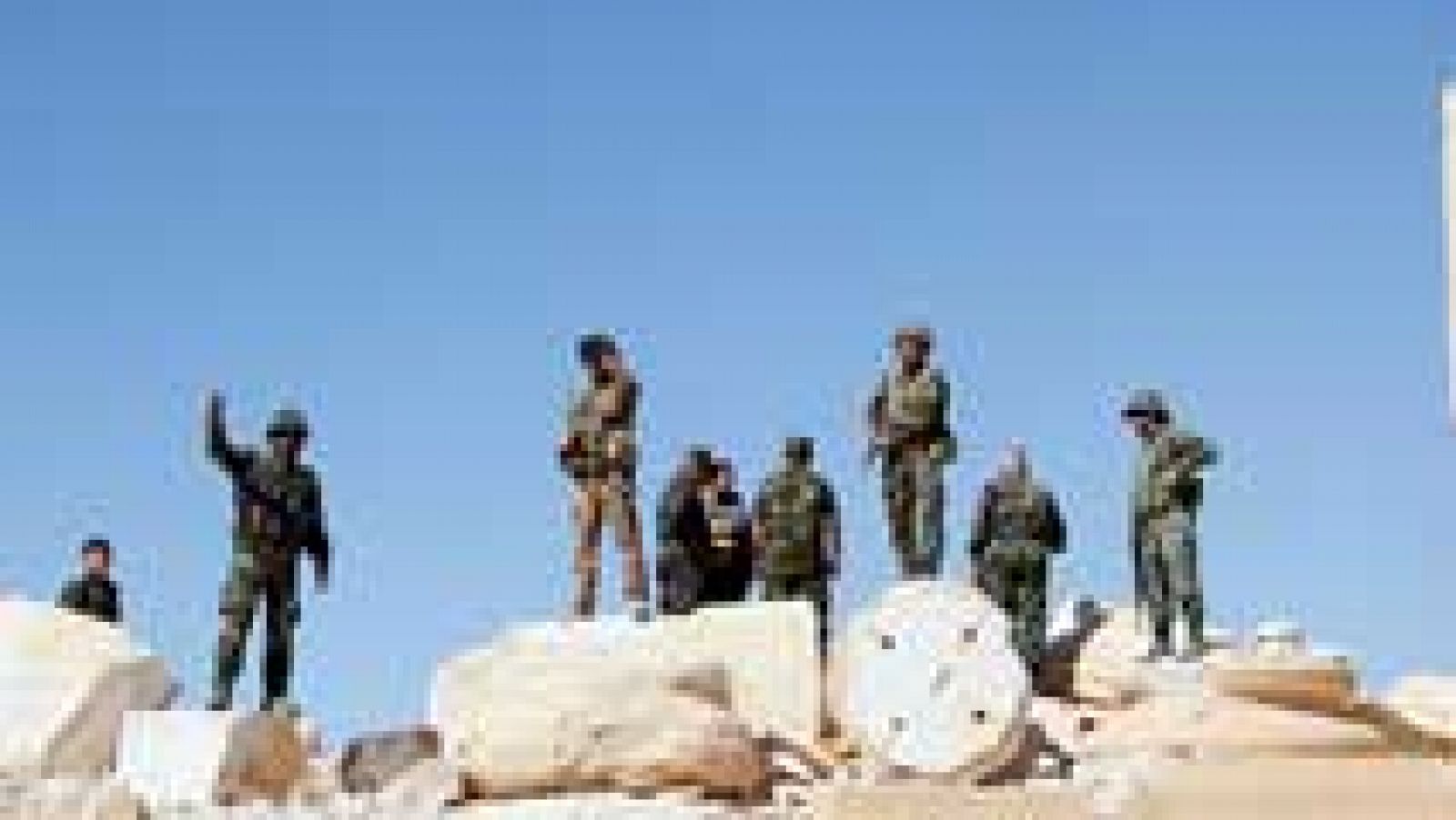 Telediario 1: El ejército sirio sigue arrebatando territorio controlado hasta ahora por los yihadistas del Estado Islámico | RTVE Play