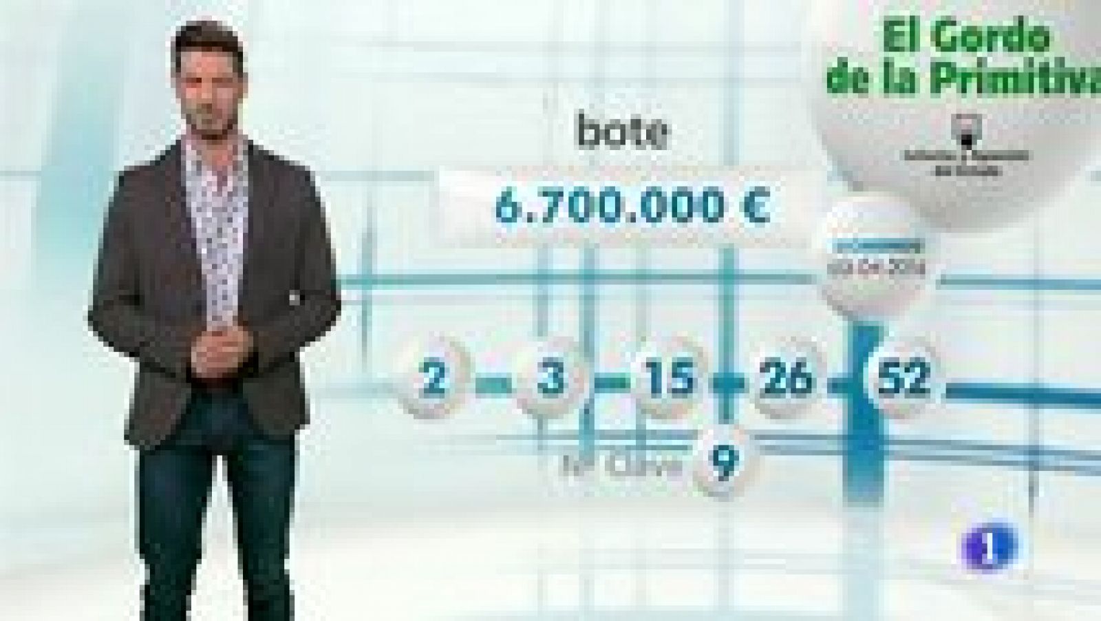 El Gordo de la Primitiva - 03/04/16 - ver ahora