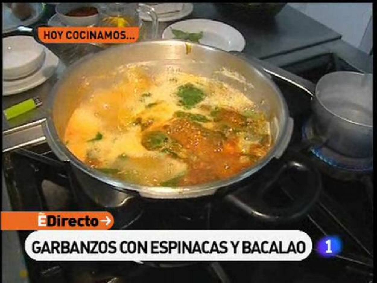 RTVE Cocina: Garbanzos con espinacas y bacalao | RTVE Play