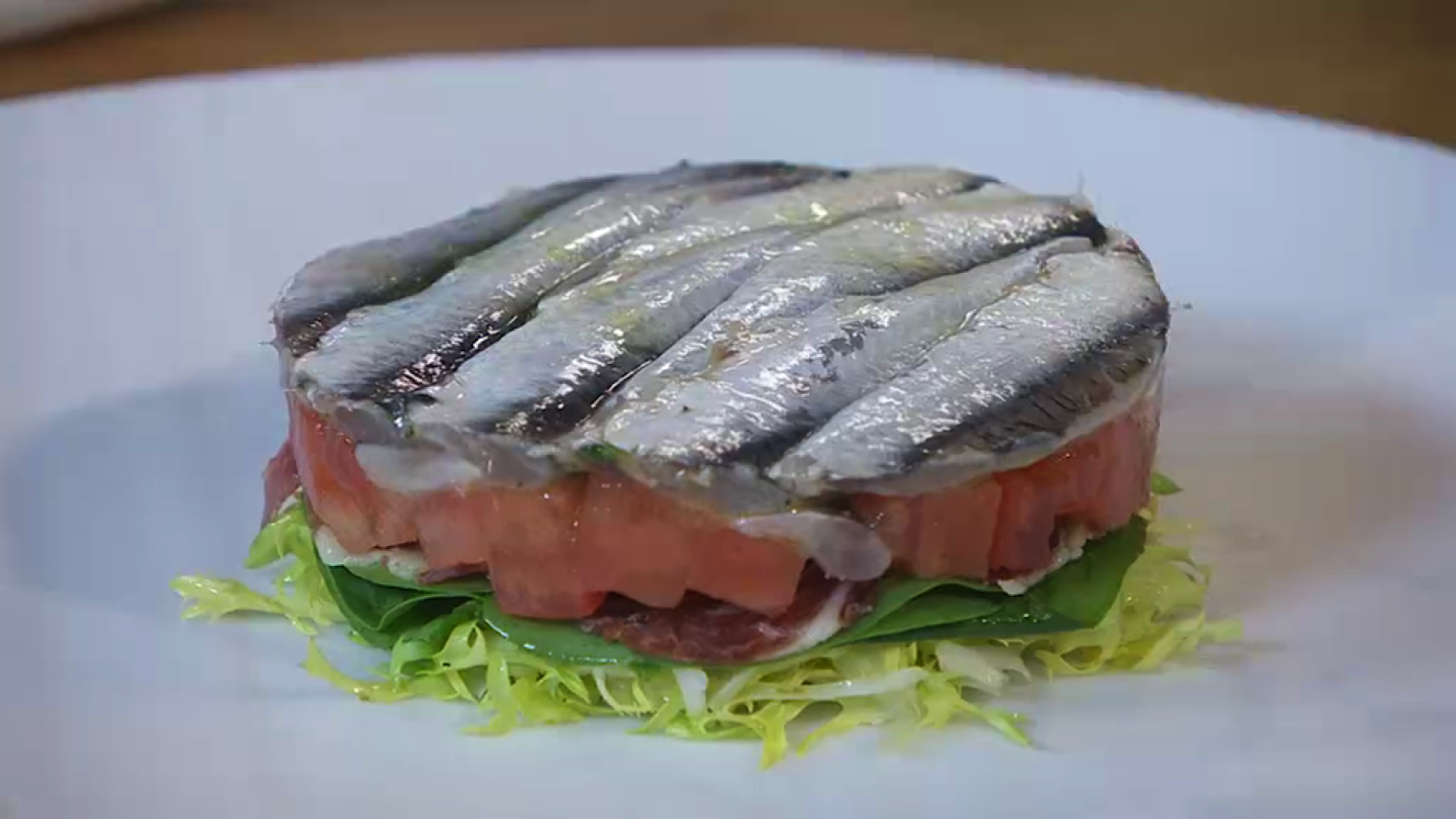 Torres en la cocina - Ensalada de boquerones