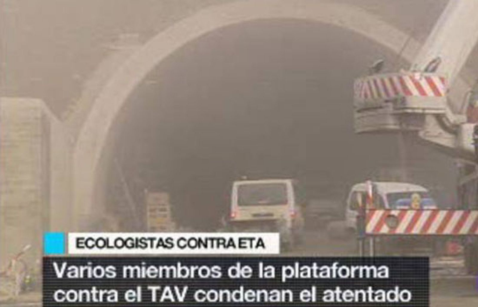 Varios miembros de la plataforma contra el Tren de Alta Velocidad vasco han condenado el atentado de ETA | Ver