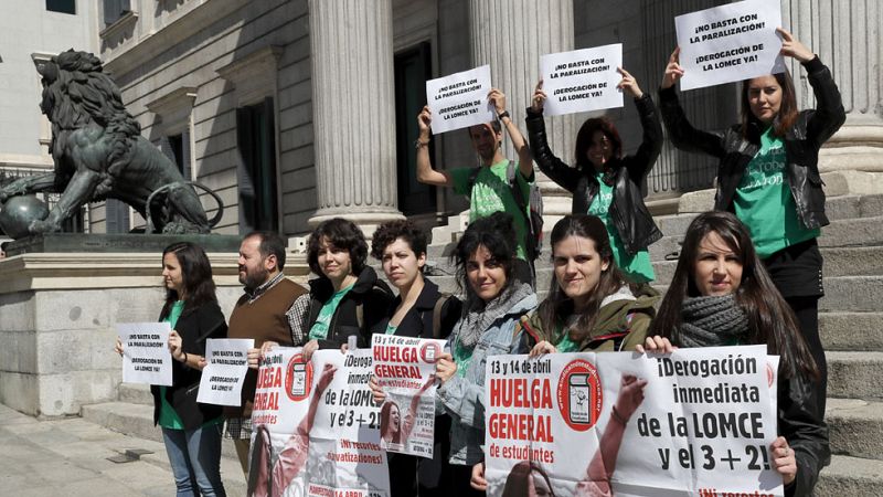 El Congreso aprueba tramitar la paralización de la LOMCE con el voto en contra del PP y la abstención de C's