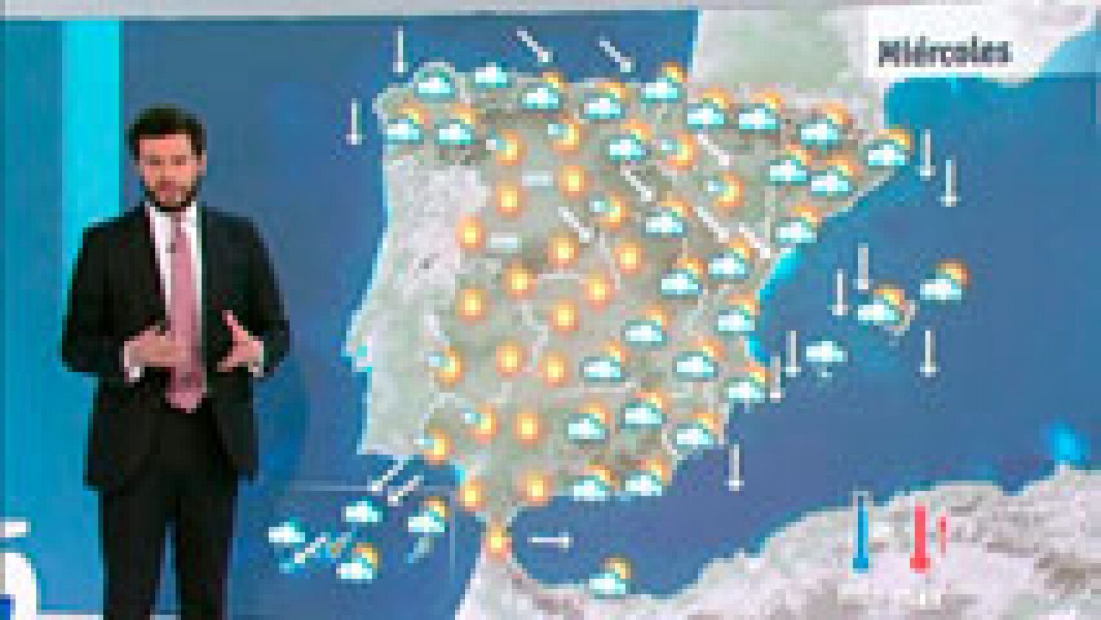 El tiempo: Jornada con viento fuerte en el Mediterráneo y Canarias | RTVE Play