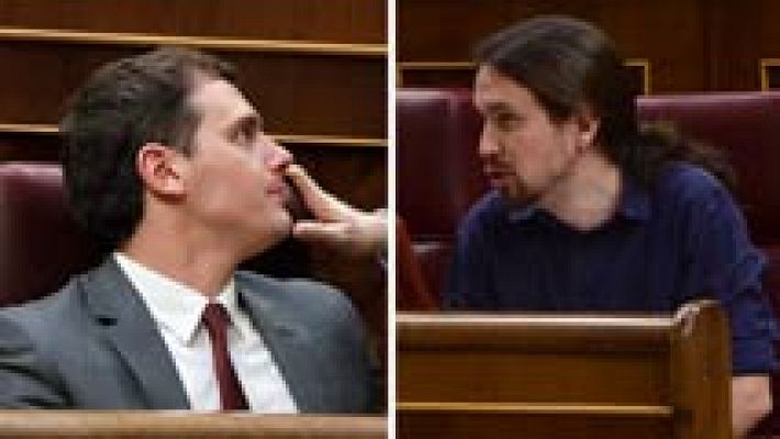 Iglesias y Rivera se enzarzan en el Congreso por el "cuñadismo ideológico"