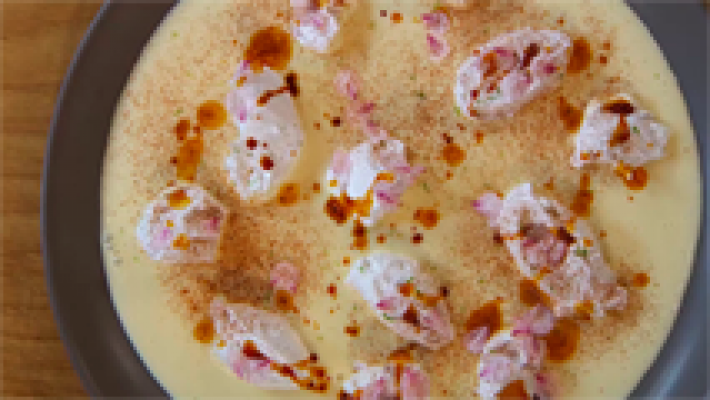RTVE Cocina - Receta de natillas con islas flotantes de merengue