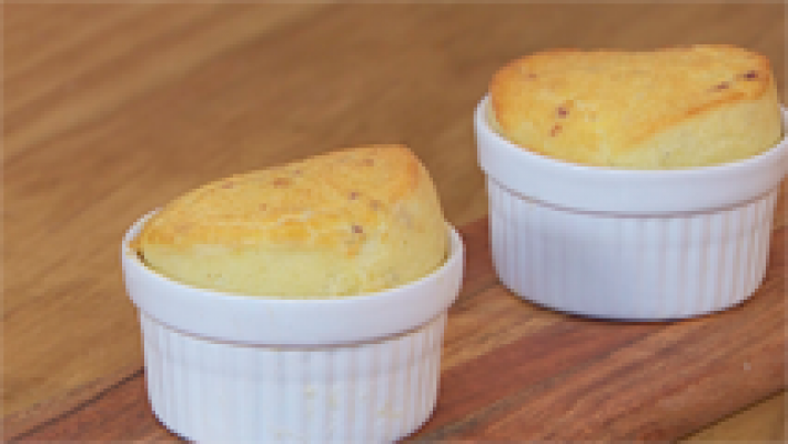 RTVE Cocina - Receta de suflé de patata y jamón