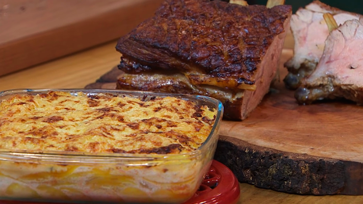 RTVE Cocina - Receta de lomo de ternera con gratinado de patata