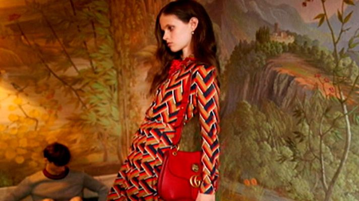Telediario 1 - Prohibido en Reino Unido un anuncio de Gucci por la extrema delgadez de la modelo