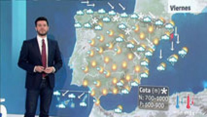El tiempo - Lluvias en el norte y descenso de temperaturas en casi toda España