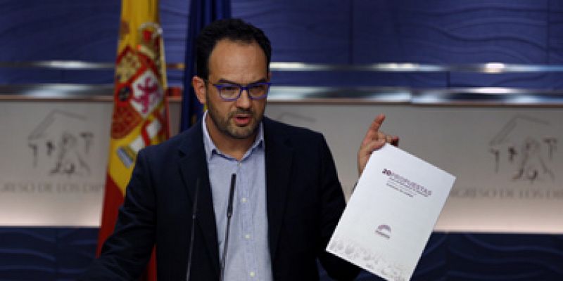 Informativo 24h - Antonio Hernando (PSOE): "Respetamos más el documento de Iglesias que él mismo"