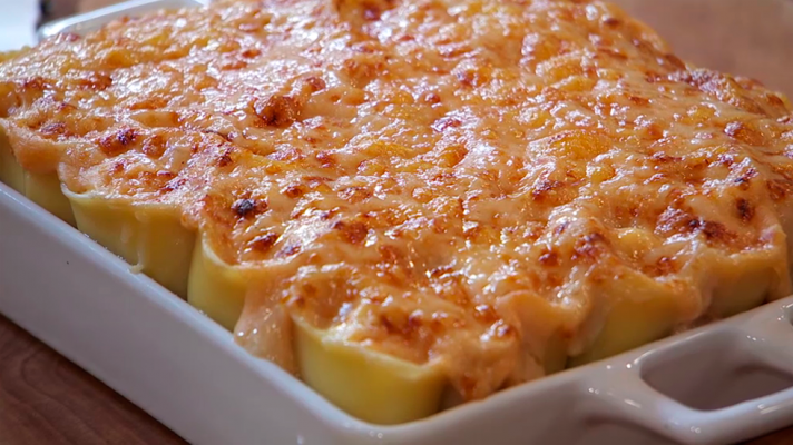 RTVE Cocina - Receta de macarrones gigantes rellenos