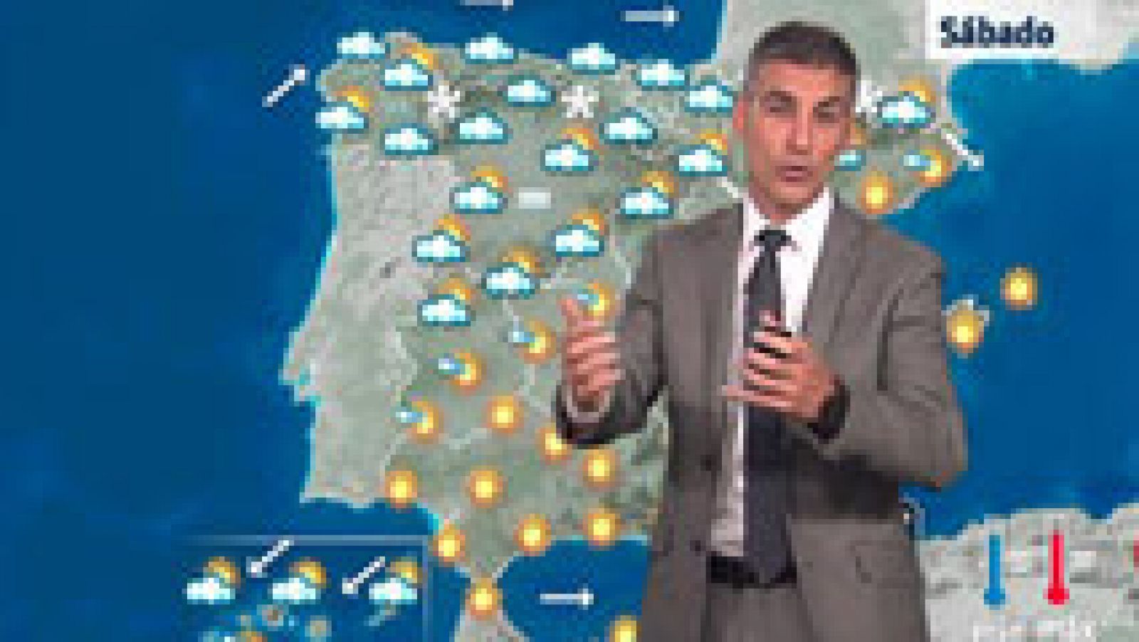 El tiempo: Lluvia en el norte y temperaturas al alza en gran parte del país | RTVE Play