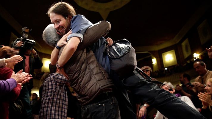 Telediario 1 - Pablo Iglesias asegura que no se dejarán "domesticar"