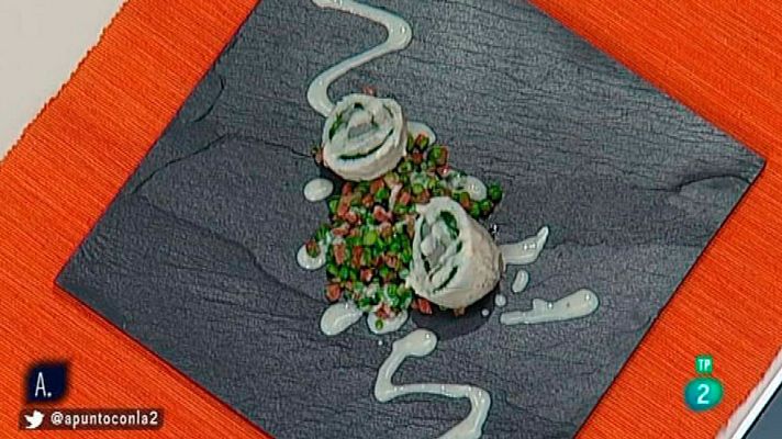 RTVE Cocina - Cocina a punto - Rulo de gallo con salteado de legumbre