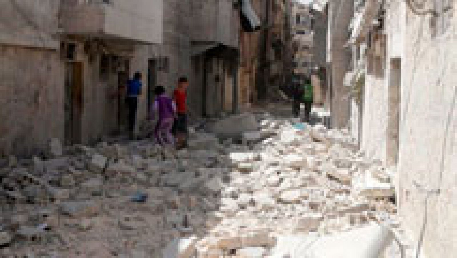 Telediario 1: El Estado Islámico y los rebeldes resisten la ofensiva del régimen sirio en Alepo | RTVE Play