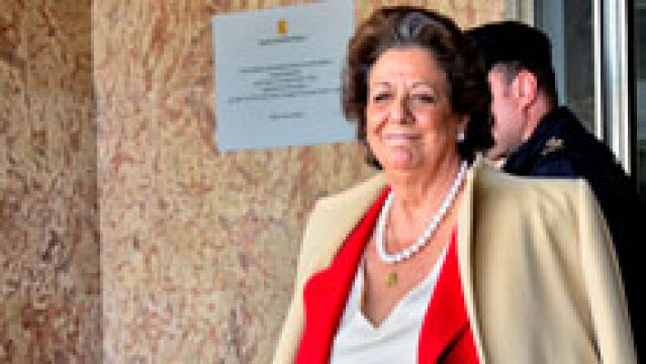 Telediario 1 - Barberá declara que se reunió con Urdangarin para negociar el Valencia Summit