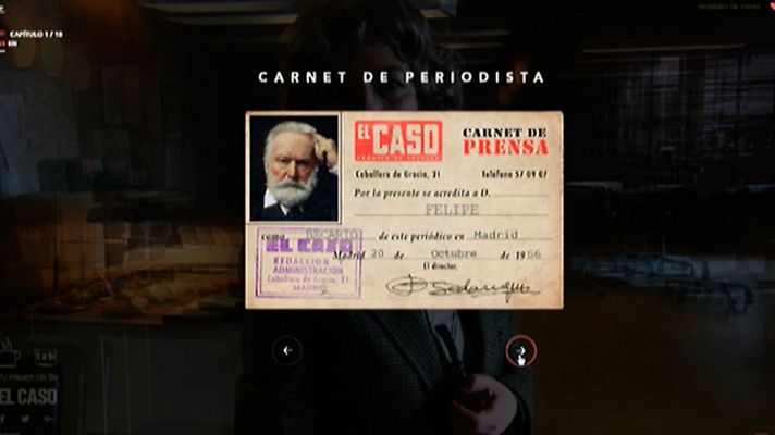 Telediario 1 - Estreno del corto interactivo de la serie 'El Caso', donde nos metemos en el papel de un redactor novato