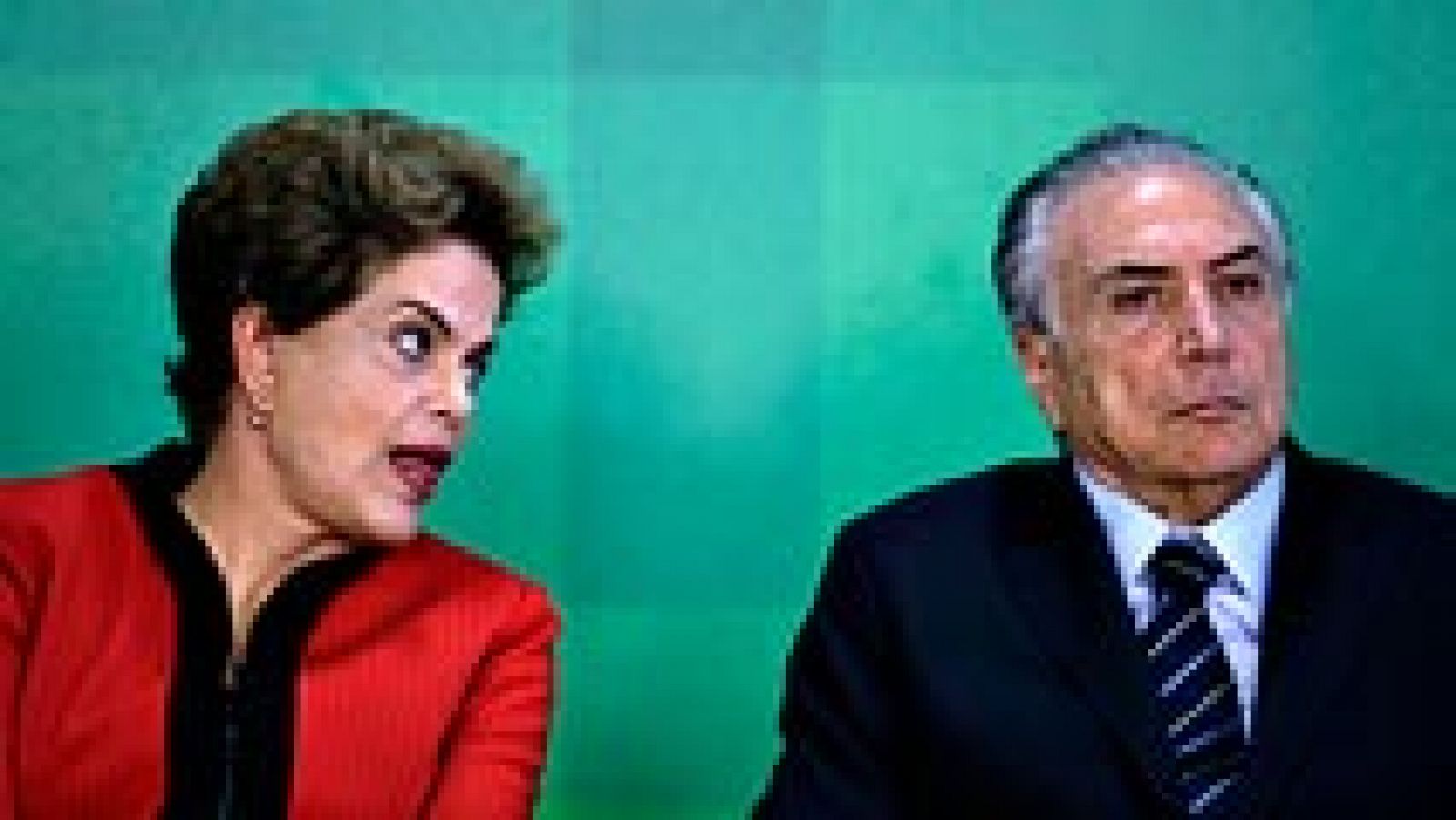 Telediario 1: Rousseff acusa a su vicepresidente de orquestar una "conspiración" para destituirla | RTVE Play