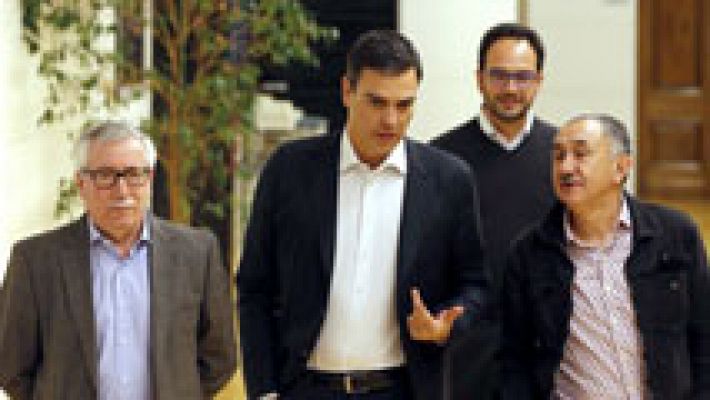 Telediario 1 - Pedro Sánchez intentará formar Gobierno hasta el último minuto y hace un nuevo llamamiento a Podemos