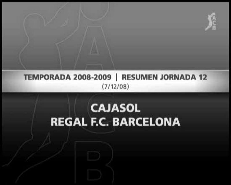 Cajasol 68-74 Barça - Baloncesto en RTVE | Ver