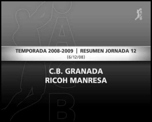 Baloncesto en RTVE - CB Granada 82-77 Ricoh Manresa