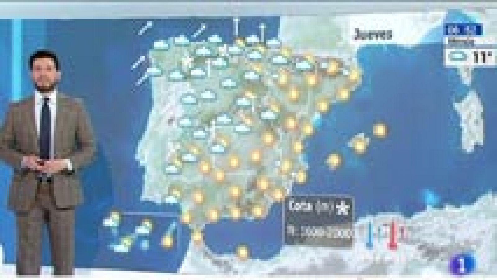 El tiempo: Jornada de viernes lluviosa en el noroeste de la península | RTVE Play