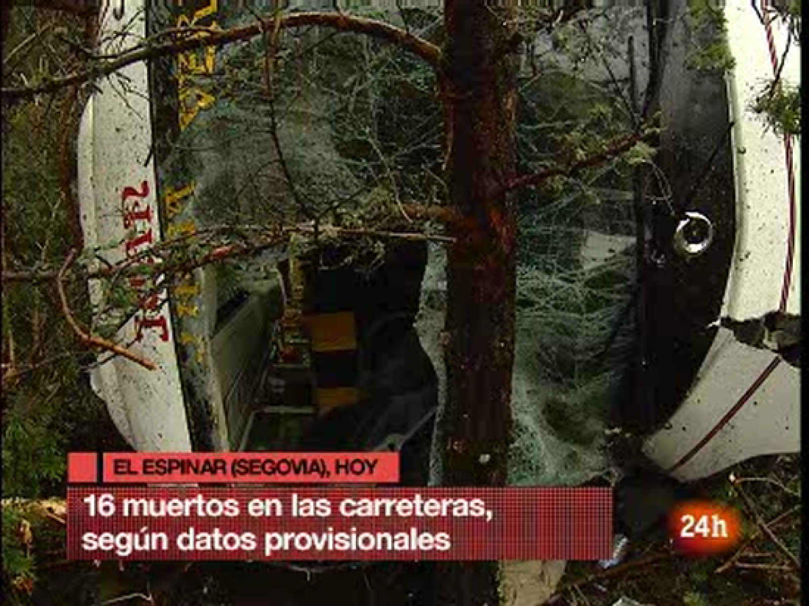 Sin programa: Accidente de autobús en la A-6 | RTVE Play