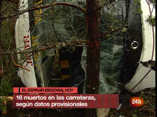  - Accidente de autobús en la A-6