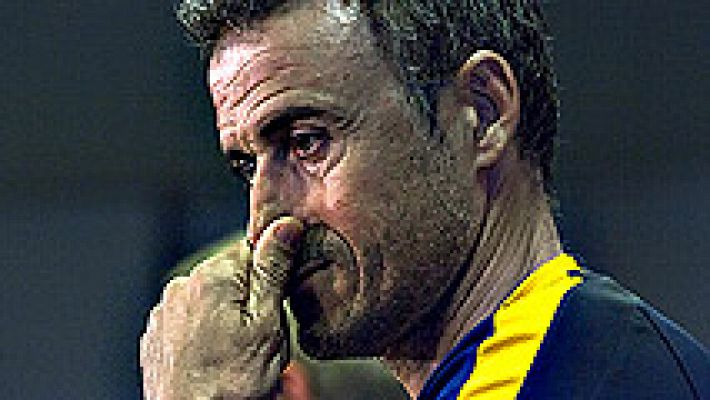 Telediario 1 - Luis Enrique: "No me voy a tirar abajo ni me voy a hundir"