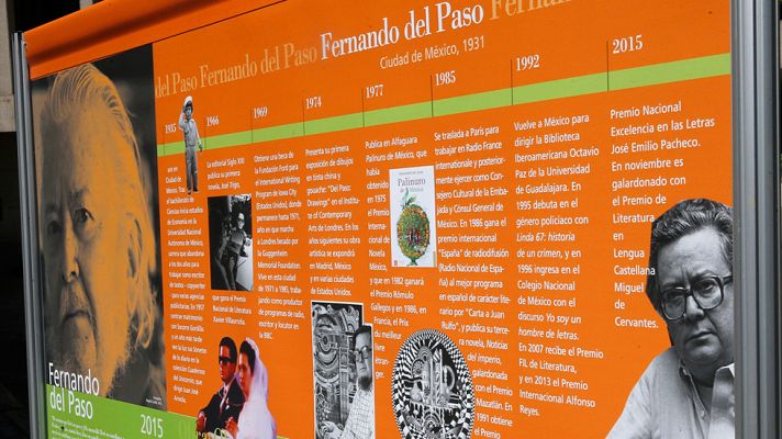 Telediario 1 - Una exposición recuerda los 40 años del Premio Cervantes