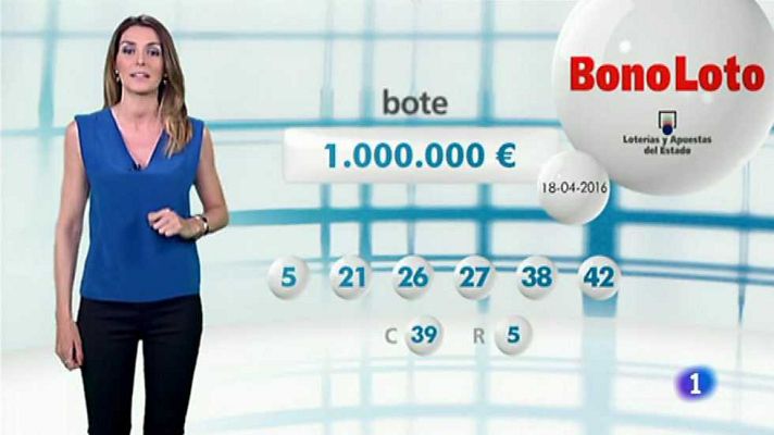 Loterías - Bonoloto - 18/04/16