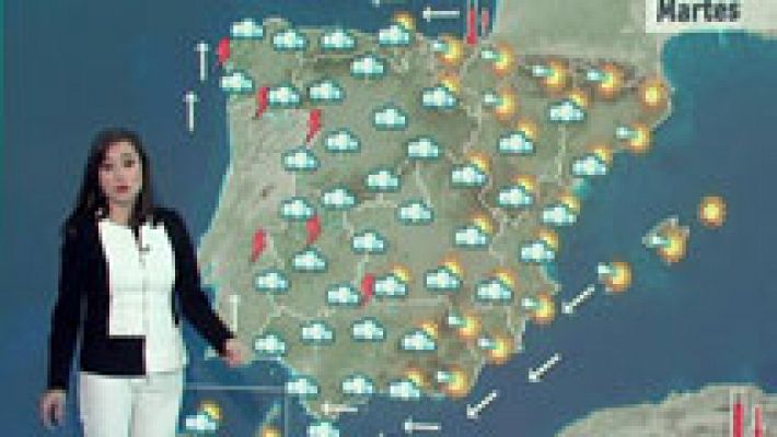 El tiempo - Vuelve la lluvia fuerte a Galicia y el Sistema Central