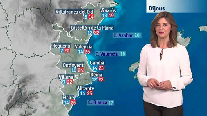 L'informatiu - Comunitat Valenciana - El tiempo en la Comunidad Valenciana - 20/04/16