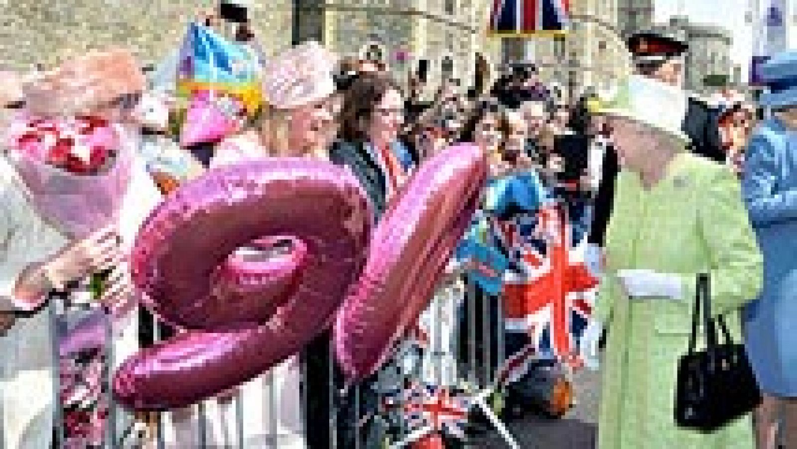Telediario 1: Los británicos celebran con numerosos actos los 90 años de la reina Isabel II  | RTVE Play