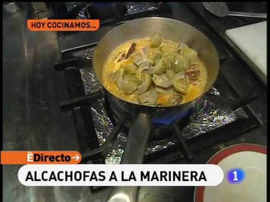 Alcachofas a la marinera