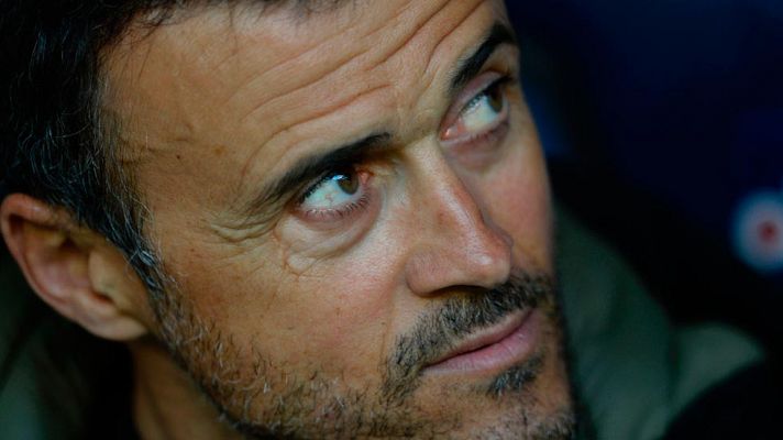 Telediario 1 - Luis Enrique: "No sé si se ha sido injusto con Neymar, está muy bien"
