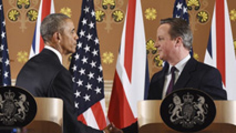Obama llega a Londres para una visita oficial de tres días