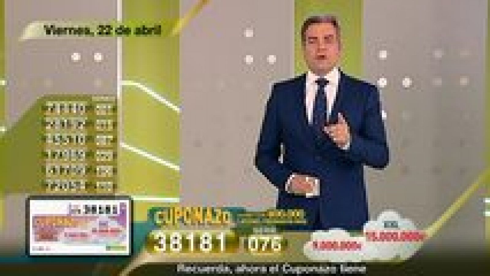 Sorteos ONCE: Sorteo ONCE - 22/04/16 | RTVE Play