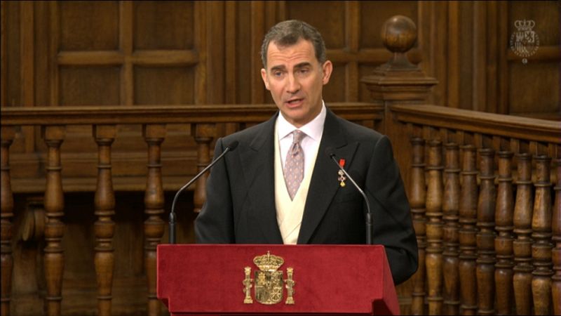 Discurso íntegro del rey Felipe VI durante la entrega del Premio Cervantes a Fernando del Paso